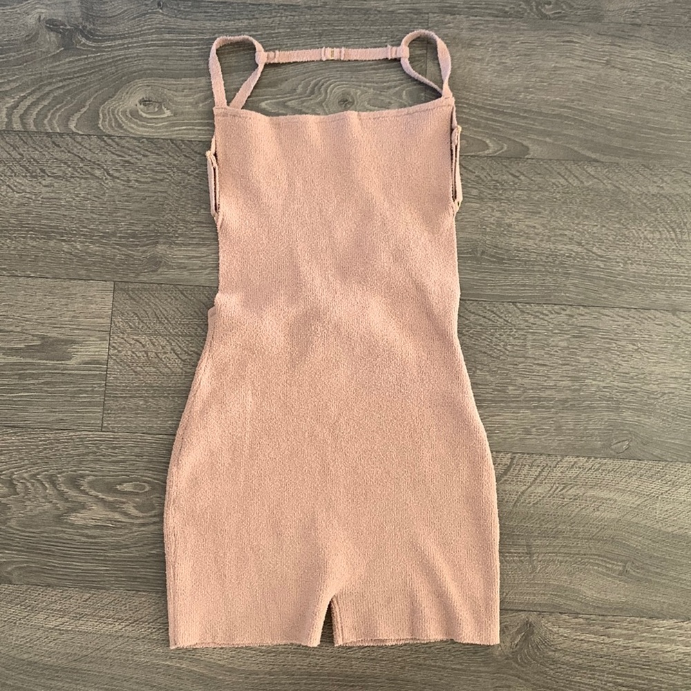 🤎 Fuzzy Ribbed Romper